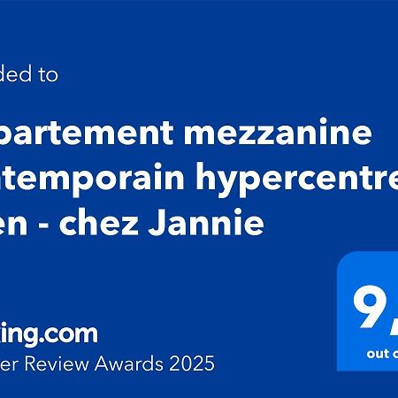 Appartement Mezzanine Contemporain Hypercentre Caen - Chez Jannie Dış mekan fotoğraf